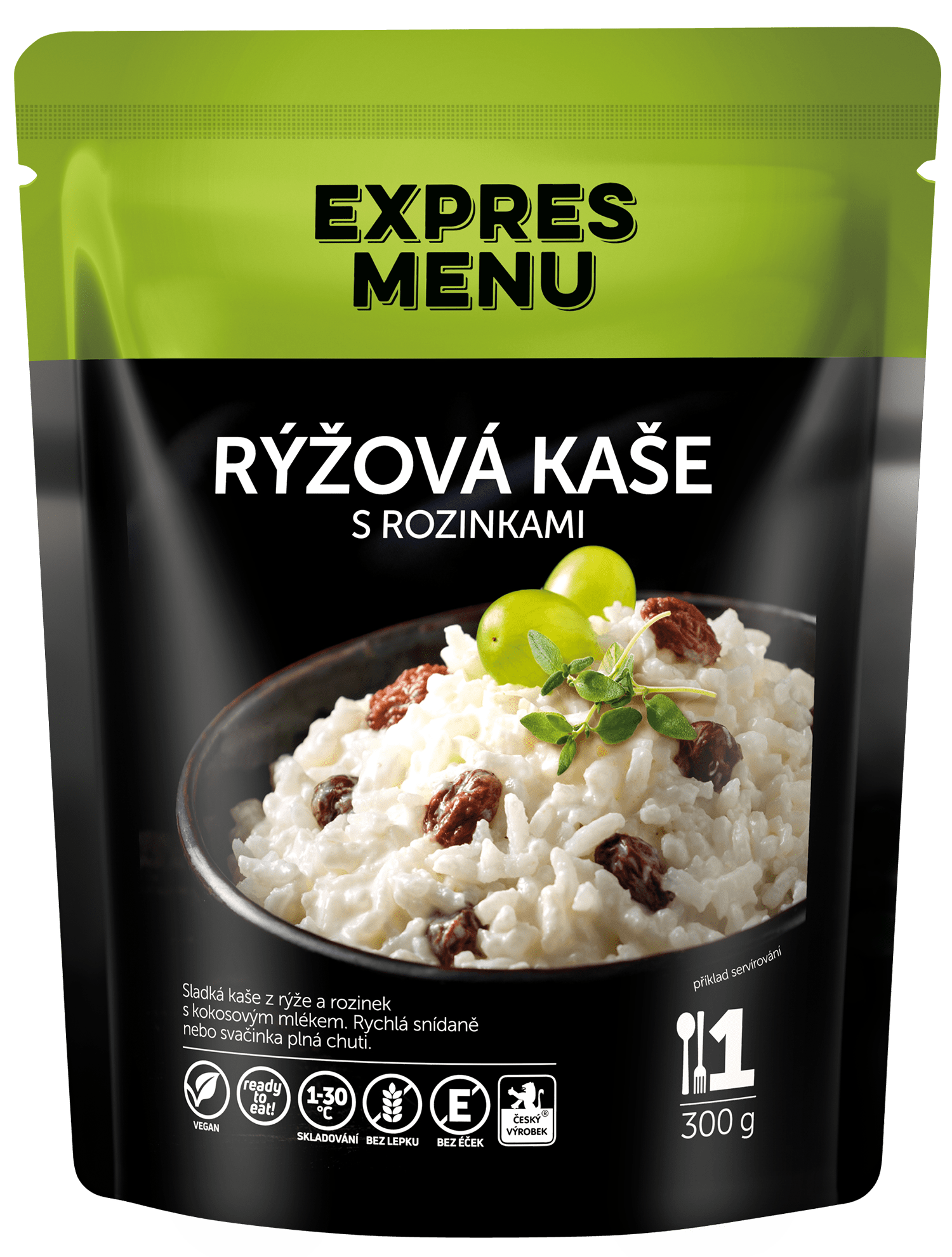 Rýžová kaše s rozinkami 300 g