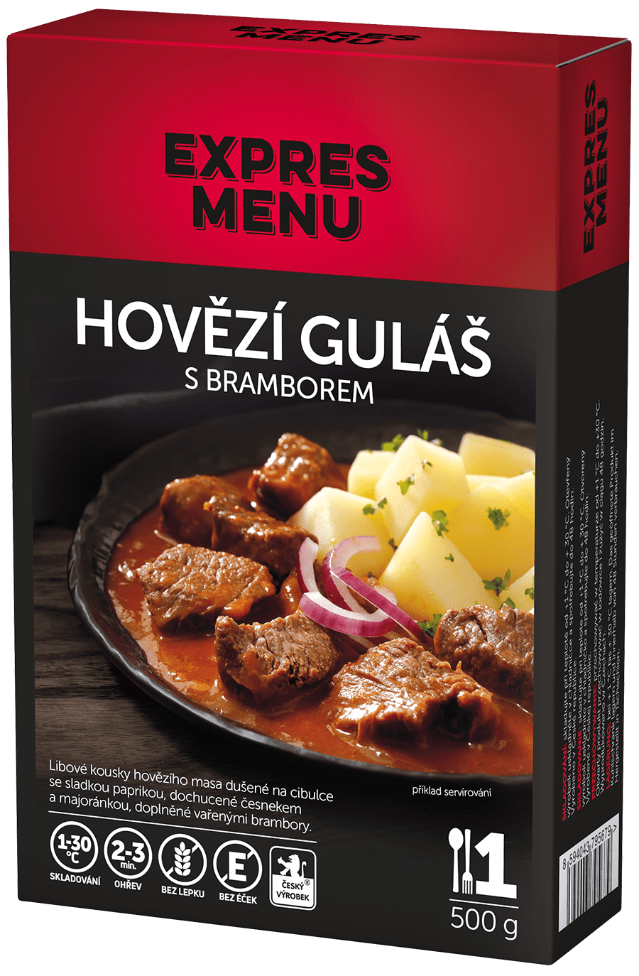 KM Hovězí guláš s bramborem 400 g