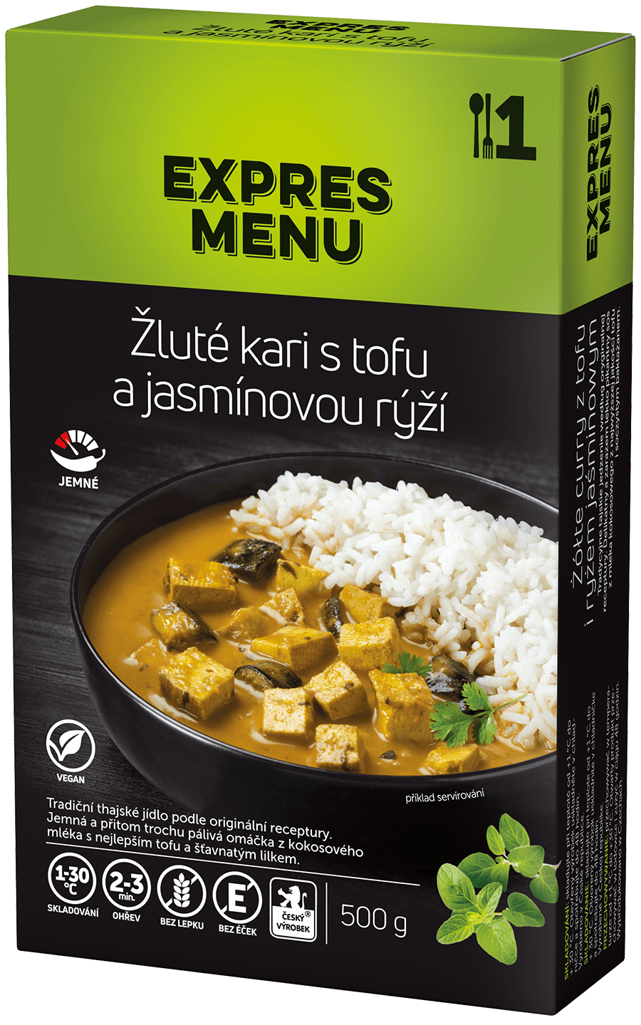 KM Žluté kari s tofu a jasmínovou rýží