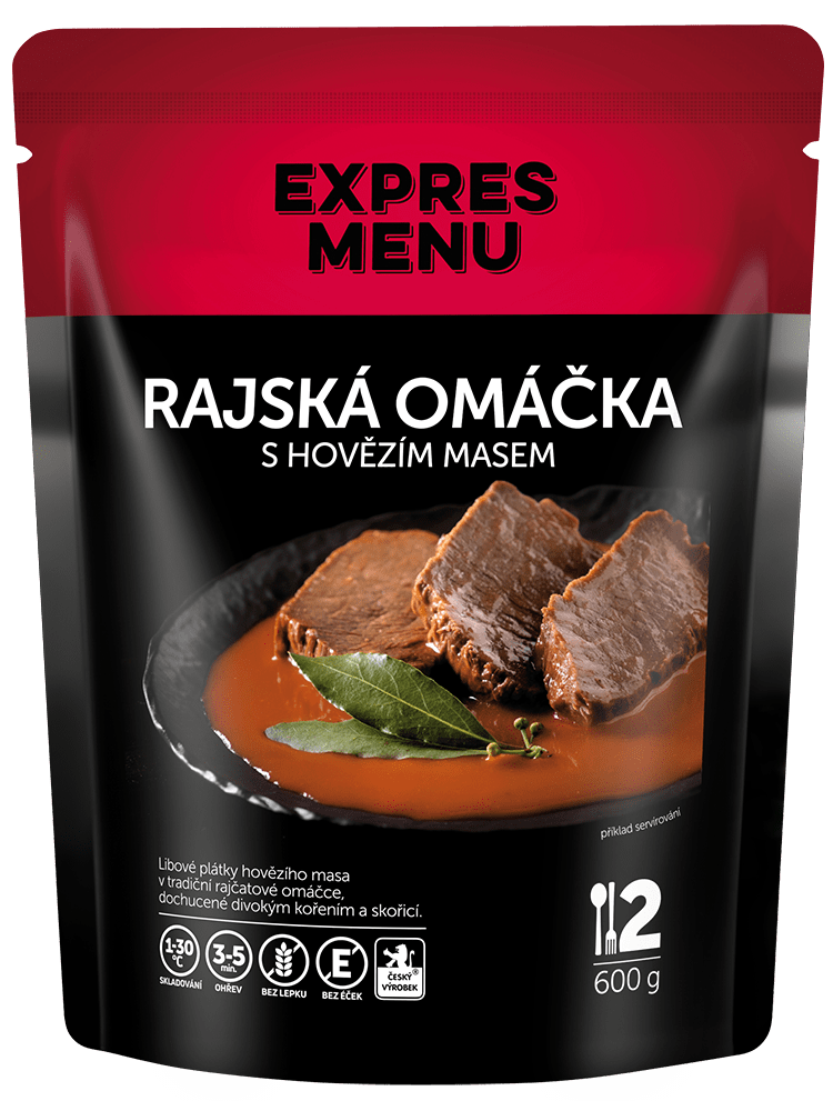 Rajská s hovězím masem 600 g